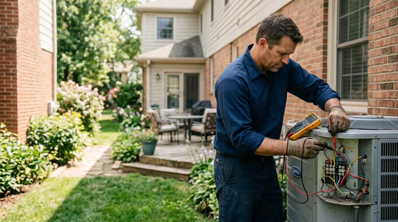 HVAC technician working near Grand Marais, MN